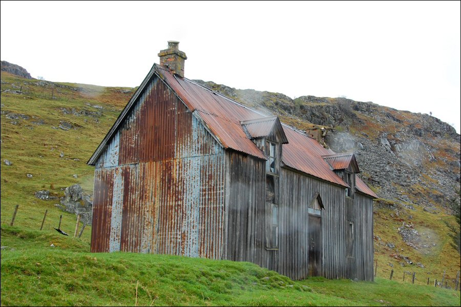 Corrugated iron